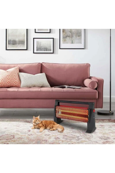 Bordo Quartz Isıtıcı 1200 Watt LX-2819-Bordo - KUMTEL (1)