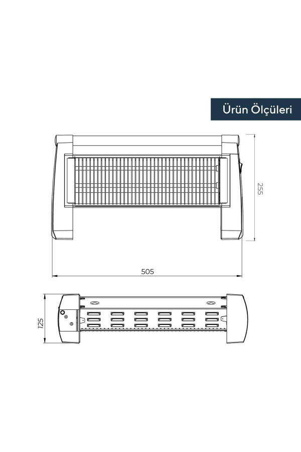 Bordo Kuvars Isıtıcı 1200 Watt LX-2819 - 3