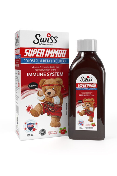 Bork Super Immoo Colostrum Beta Glucan 150ml Children's Vitamin Syrup Strong Defense - BORK SWISS NATURAL
