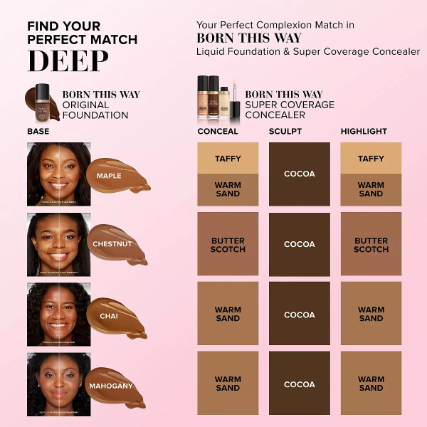 Born This Way Super Coverage Multi-Use Sculpting Concealer Almond - 12