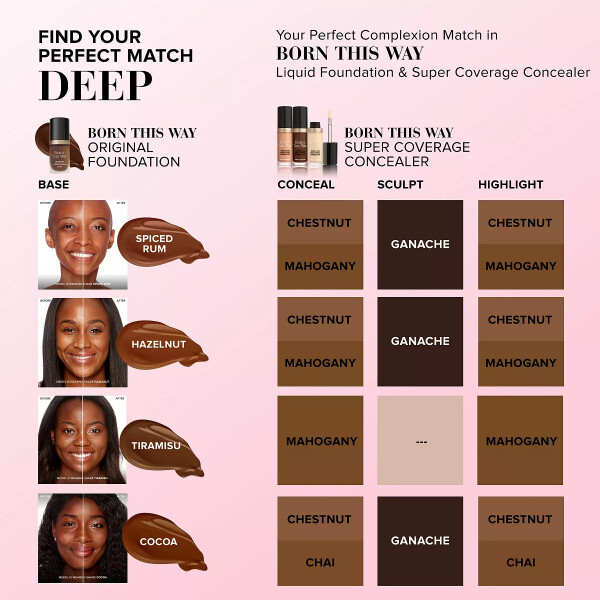 Born This Way Super Coverage Multi-Use Sculpting Concealer Almond - 13