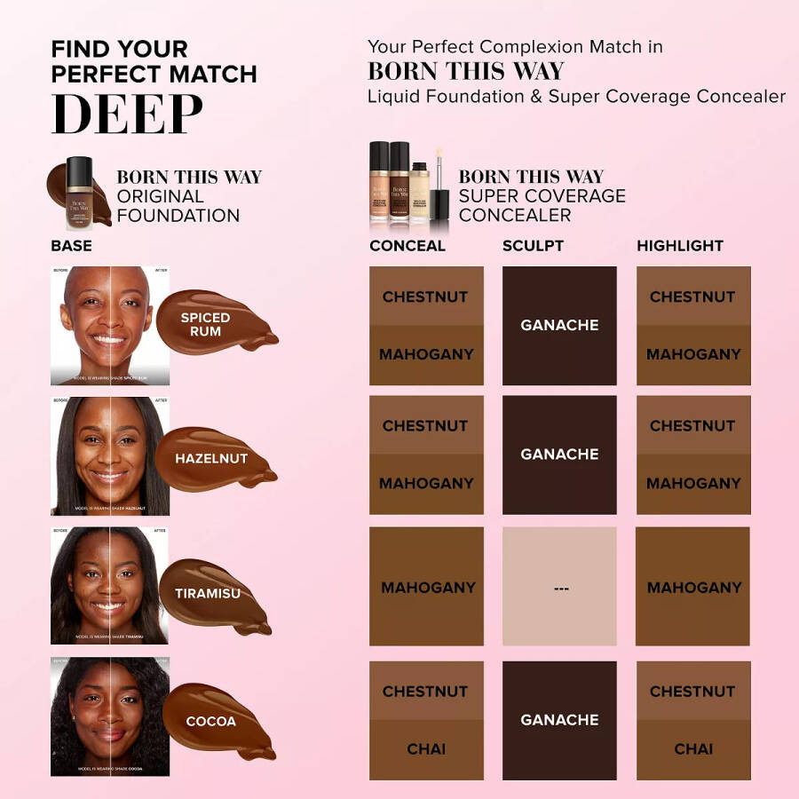 Born This Way Super Coverage Multi-Use Sculpting Concealer Butterscotch - 13