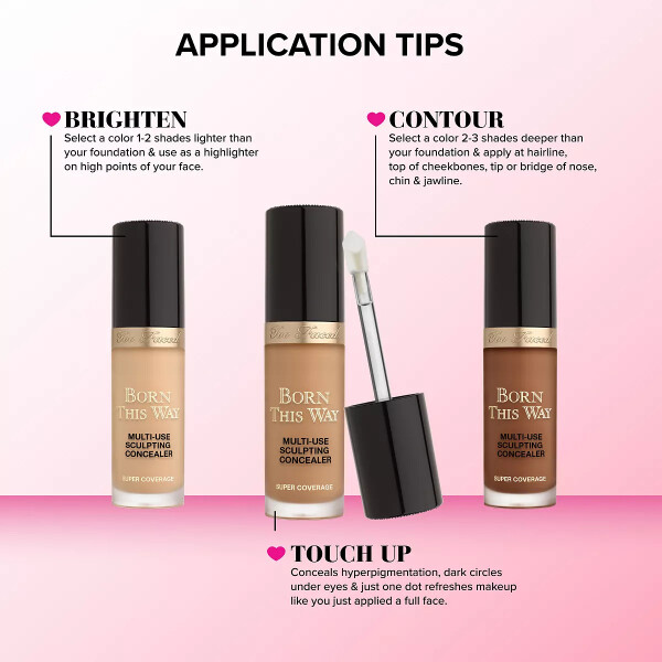 Born This Way Super Coverage Multi-Use Sculpting Concealer Butterscotch - 15