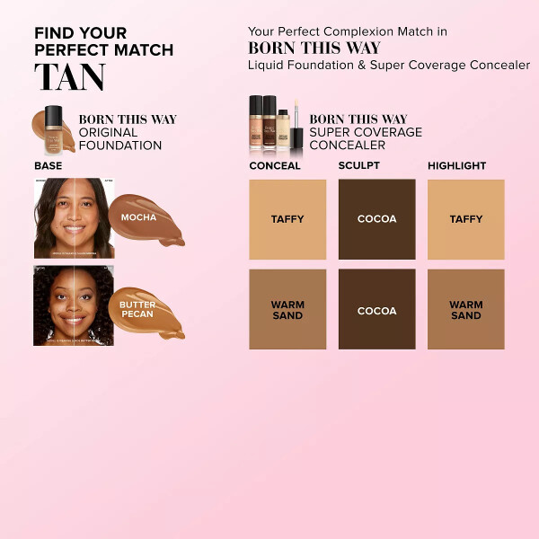 Born This Way Super Coverage Multi-Use Sculpting Concealer Caramel - 10