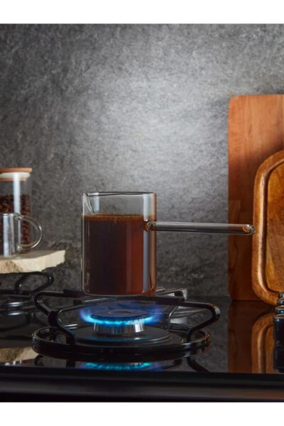 Borosilicate Glass Handblown Coffee Pot 400 ML - GENEL MARKALAR (1)