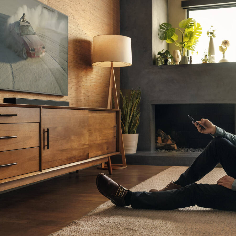 Bose Akıllı TV Ses Çubuğu, Kablosuz Bluetooth Surround Ses Hoparlör Sistemi, Siyah - 7