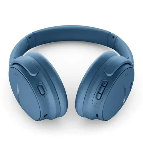 Bose QuietComfort Bluetooth Headphones, Active Over Ear shovqinni bekor qiluvchi va mikrofonli simsiz quloqchinlar, chuqur bas, 24 soatgacha tinglash vaqti, Moviy shafaq - Cheklangan nashr rangi - 4