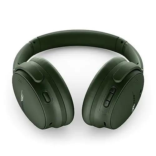 Bose QuietComfort Bluetooth Headphones, Active Over Ear shovqinni bekor qiluvchi va mikrofonli simsiz quloqchinlar, chuqur bass, 24 soatgacha musiqa tinglash vaqti, Kiparis yashili - Cheklangan nashr - 3