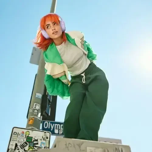 Bose QuietComfort Bluetooth Headphones, Wireless Headphones with Active Over Ear Noise Cancelling and Mic, Deep Bass, Up to 24 Hours of Playtime, Chilled Lilac - Limited Edition Color - 6