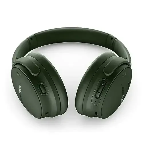 Bose QuietComfort Bluetooth Headphones, Wireless Headphones with Active Over Ear Noise Cancelling and Mic, Deep Bass, Up to 24 Hours of Playtime, Cypress Green - Limited Edition - 3