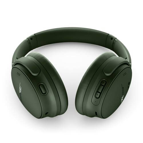 Bose QuietComfort Bluetooth Quloqchinlari, Simsiz Quloqchinlar, Mikrofonli Shovqinni Bezovta Qilmaydigan Quloq Usti Quloqchinlar, 24 Soatgacha Batareya Muddati, Kiparis Yashil - Cheklangan Nashr Rangi - 4