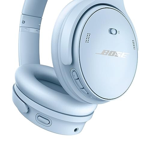 Bose QuietComfort Bluetooth Quloqchinlari, Simsiz Quloqchinlar, Quloq Ustiga O'rnatiladigan Shovqinni Be'kor Qiluvchi Quloqchinlar Mikrofonli, 24 Soatgacha Batareya Ishlash Vaqti, Oytosh Moviy - Cheklangan Nashr Rangi - 5