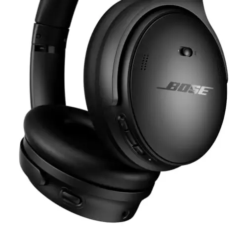 Bose QuietComfort Bluetooth Quloqchinlari, Simsiz Quloqchinlar, Quloq Ustiga O'rnatilgan Shovqinni Bezovta Qilmaydigan Quloqchinlar Mikrofonli, 24 soatgacha Batareya Muddati, Qora - 3