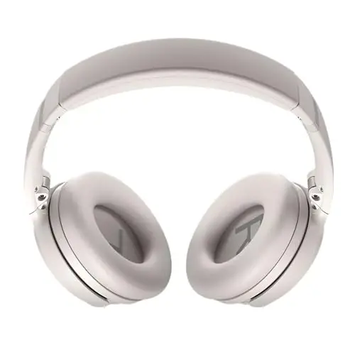 Bose QuietComfort Headphones - Simsiz Bluetooth Quloqchinlar, Faol Quloq Ustidagi Tovushni Bekor Qilish va Mikrofon, USB-C Zaryadlash, Chuqur Bass, 24 Soatgacha O'yin Vaqti, Oq Tutun - 4