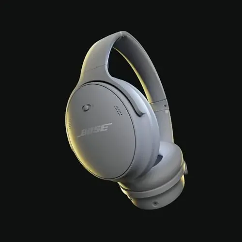 Bose QuietComfort Headphones - Simsiz Bluetooth Quloqchinlar, Faol Quloqni Bekituvchi va Mikrofon, USB-C Zaryadlash, Chuqur Bass, 24 Soatgacha O'yin Vaqti, Oy Yorug'ligi Kulrang - Cheklangan Nashr Rangi - 2