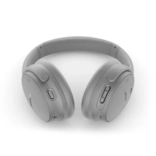 Bose QuietComfort Headphones - Wireless Bluetooth Headphones, Active Over Ear Noise Cancelling and Mic, USB-C Charging, Deep Bass, Up to 24 Hours of Playtime, Moonlight Grey - Limited Edition Color - 4