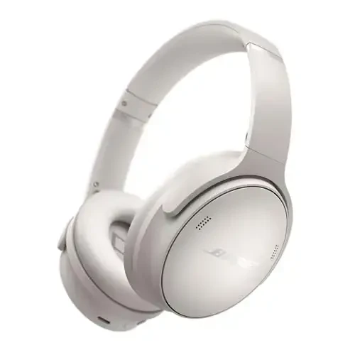 Bose QuietComfort Headphones - Wireless Bluetooth Headphones, Active Over Ear Noise Cancelling and Mic, USB-C Charging, Deep Bass, Up to 24 Hours of Playtime, White Smoke - BOSE