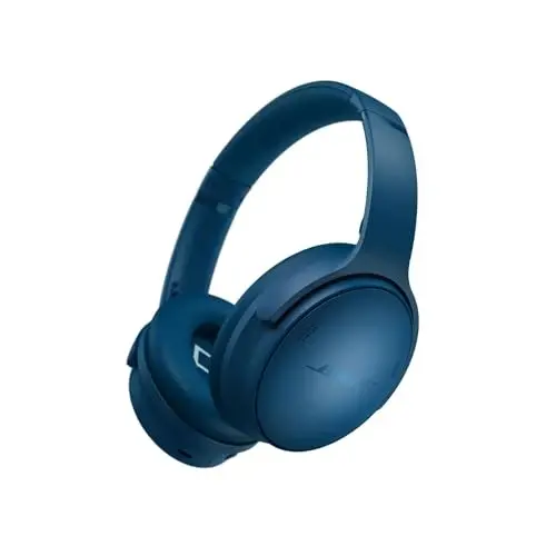 Bose QuietComfort Headphones - Wireless Bluetooth Headphones, Active Over Ear Noise Cancelling and Mic, USB-C Charging, Deep Bass, Up to 24 Hours of Playtime, Twilight Blue - Limited Edition Color - 1
