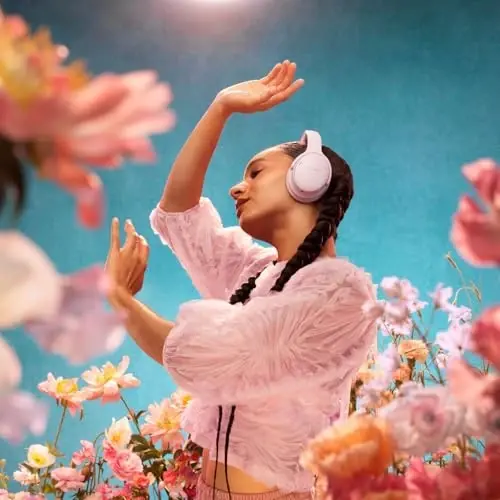 Bose QuietComfort Headphones - Wireless Bluetooth Headphones, Active Over Ear Noise Cancelling and Mic, USB-C Charging, Deep Bass, Up to 24 Hours of Playtime, Petal Pink - Limited Edition Color - 3