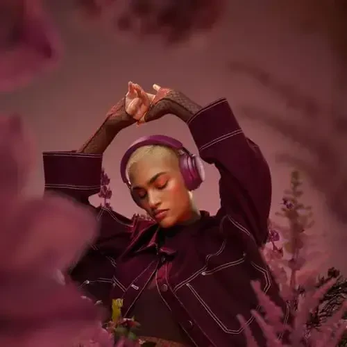 Bose QuietComfort Ultra Bluetooth Headphones, Wireless Headphones with Spatial Audio, Over Ear Noise Cancelling with Mic, Up to 24 Hours of Playtime, Deep Plum - Limited Edition Color - 3