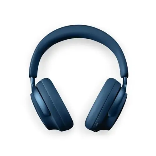 Bose QuietComfort Ultra Bluetooth Headphones, Wireless Headphones with Spatial Audio, Over Ear Noise Cancelling with Mic, Up to 24 Hours of Playtime, Lunar Blue - Limited Edition Color - 4