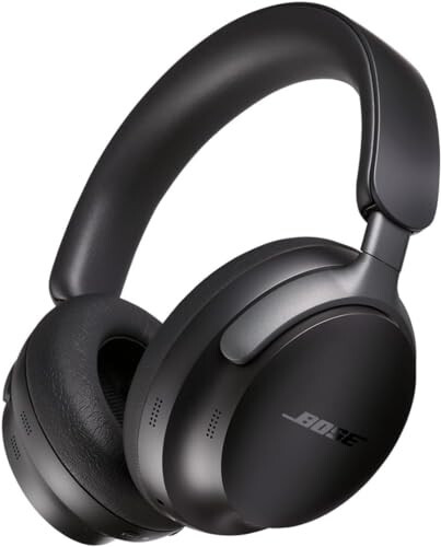 Bose QuietComfort Ultra Bluetooth Kulaklıklar, Mekansal Sesli Kablosuz Kulaklıklar, Kulak Üstü Gürültü Önleyici Kulaklıklar Mikrofonlu, 24 Saate Kadar Pil Ömrü, Siyah - 1