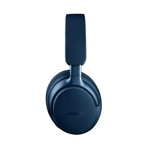 Bose QuietComfort Ultra Bluetooth naushniklari, fazoviy audio bilan simsiz naushniklar, mikrofonli shovqinni bekor qiluvchi quloqchinlar, 24 soatgacha musiqa tinglash vaqti, Lunar Blue - Cheklangan nashr rangi - 5