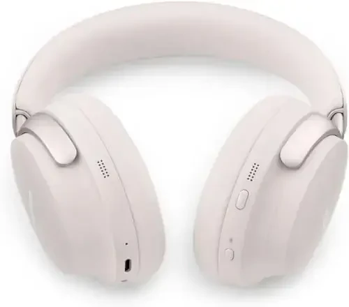 Bose QuietComfort Ultra Bluetooth Quloqchinlar, Fazoviy Audio bilan simsiz quloqchinlar, Mikrafonli shovqinni bekor qiluvchi quloq ustidagi, 24 soatgacha o'yin vaqti, Oq tutun - 3