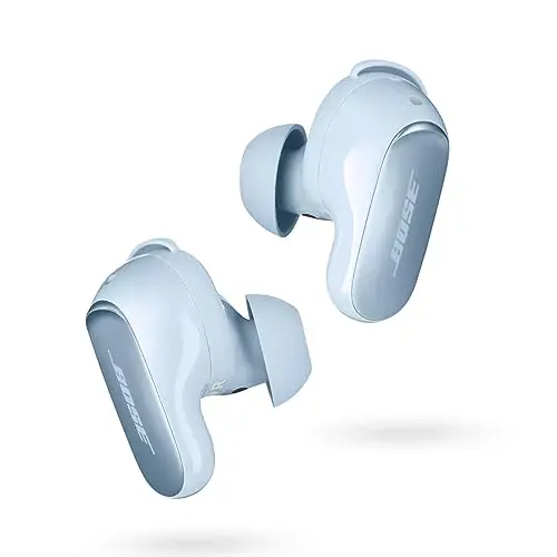 Bose QuietComfort Ultra simsiz shovqinni bekor qiluvchi quloqchinlar - Moonstone Blue, Base 