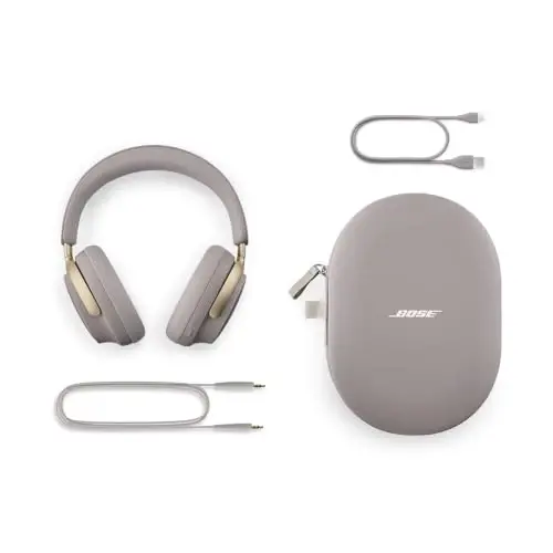 Bose QuietComfort Ultra simsiz shovqinni bekor qiluvchi quloqchinlar - Sandstone, Base - 5