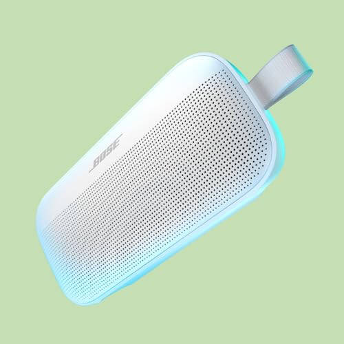 Bose SoundLink Flex Bluetooth Hoparlör, Mikrofonlu Taşınabilir Hoparlör, Seyahat, Açık Hava ve Havuz Kullanımı İçin Kablosuz Su Geçirmez Hoparlör, Beyaz - 2