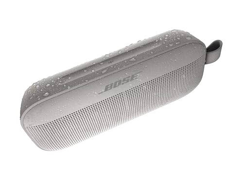 Bose SoundLink Flex Bluetooth Hoparlör, Mikrofonlu Taşınabilir Hoparlör, Seyahat, Açık Hava ve Havuz Kullanımı İçin Kablosuz Su Geçirmez Hoparlör, Beyaz - 4