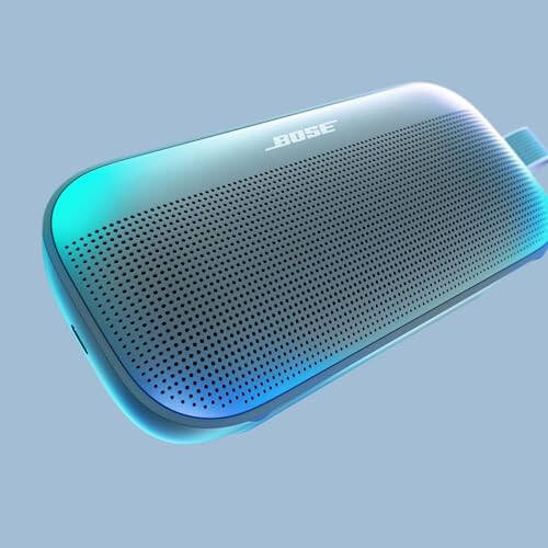 Bose SoundLink Flex Bluetooth Hoparlör, Mikrofonlu Taşınabilir Hoparlör, Seyahat, Açık Hava ve Havuz Kullanımı İçin Kablosuz Su Geçirmez Hoparlör, Taş Mavisi - 8