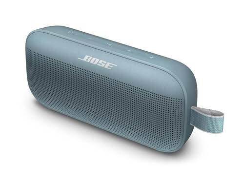 Bose SoundLink Flex Bluetooth Karnay, Mikrofonli Ko'chma Karnay, Sayohat, Tashqi va Hovuz Foydalanish Uchun Simsiz Su O'tkazmaydigan Karnay, Tosh Ko'k - 7