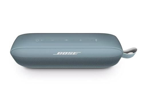 Bose SoundLink Flex Bluetooth Karnay, Mikrofonli Ko'chma Karnay, Sayohat, Tashqi va Hovuz Foydalanish Uchun Simsiz Su O'tkazmaydigan Karnay, Tosh Ko'k - 11