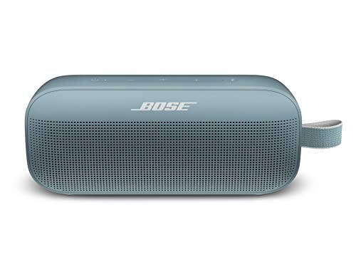 Bose SoundLink Flex Bluetooth Karnay, Mikrofonli Ko'chma Karnay, Sayohat, Tashqi va Hovuz Foydalanish Uchun Simsiz Su O'tkazmaydigan Karnay, Tosh Ko'k - 2