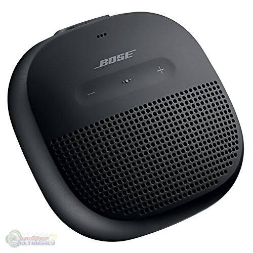 Bose SoundLink Micro Bluetooth Karnay: Kichik Ko'chma Su O'tkazmaydigan Karnay Mikrofon bilan, Qora - 1