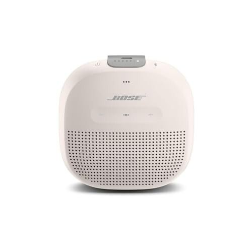 Bose SoundLink Micro Bluetooth Karnay: Kichik Ko'chma Su o'tkazmaydigan Karnay Mikrofonli, Oq Tutun - 1