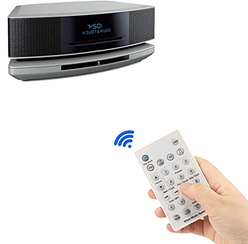 Bose Wave SoundTouch Musiqa Radio Tizimlari I II III IV uchun Universal Almashtiriladigan Masofaviy boshqaruv - Batareyasiz Oq Rang - UYIBII (1)