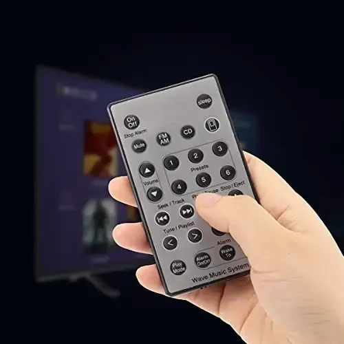 Replacement Remote Control for Bose Wave Sound Touch Music Radio System I II III IV - Without Battery Silver Color - 3
