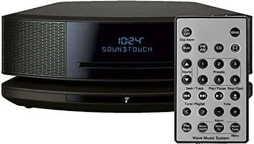 Replacement Remote Control for Bose Wave Sound Touch Music Radio System I II III IV - Without Battery Silver Color - 4