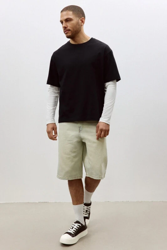 Bo'sh kesilgan futbolka - H&M