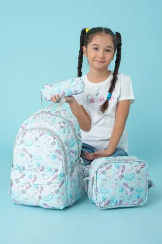 Boshlangʻich maktab uchun 3 qismli xalta toʻplami 