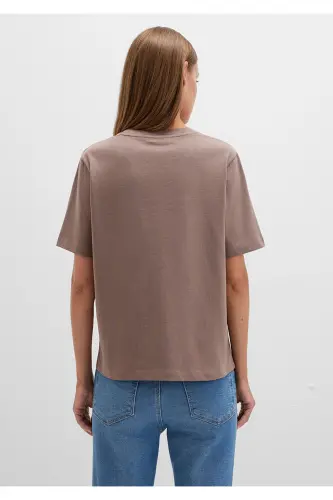 BOSHLI QO'NG'IR T-SHIRT ODDIY QALIP - 6