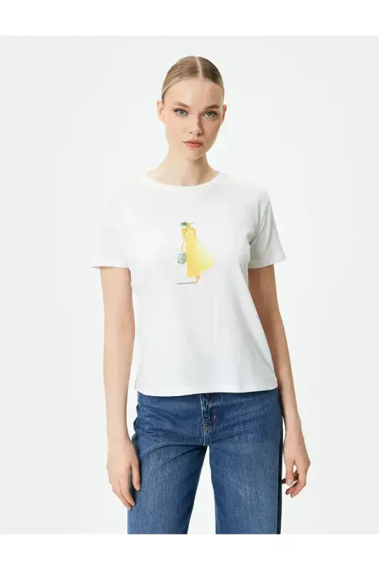 Bosma futbolka Velosiped yoqasi Qisqa yengli Paxta - 3