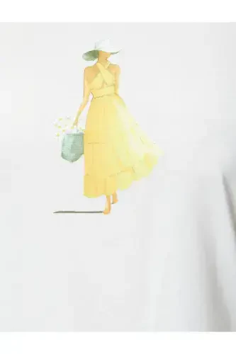 Bosma futbolka Velosiped yoqasi Qisqa yengli Paxta - 6