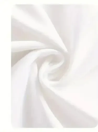 Bosma naqshli keng bichimli futbolka - Oq - 3