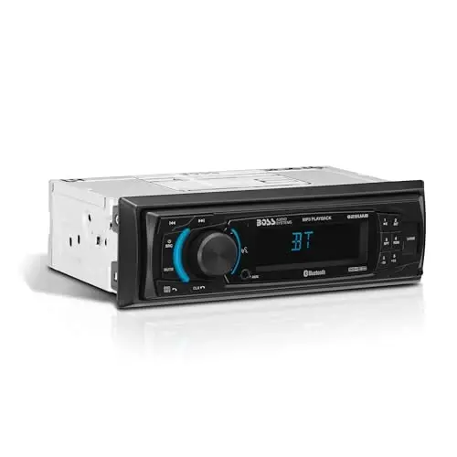BOSS Audio Systems 625UAB Single DIN Car Stereo with Bluetooth - No CD DVD Player, AM/FM Radio Receiver, Aux Input, USB - BOSS AUDIO SYSTEMS
