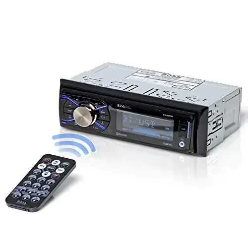 BOSS Audio Systems 632UAB автомагнитола - Single Din, Bluetooth, без CD DVD плеера, AM/FM радиоприемник, беспроводной пульт, Aux вход, USB - 1