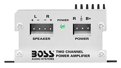 BOSS Audio Systems CE102 2 Channel Car Amplifier - 100 Watts, Full Range, Class A/B, IC (Integrated Circuit) - 5
